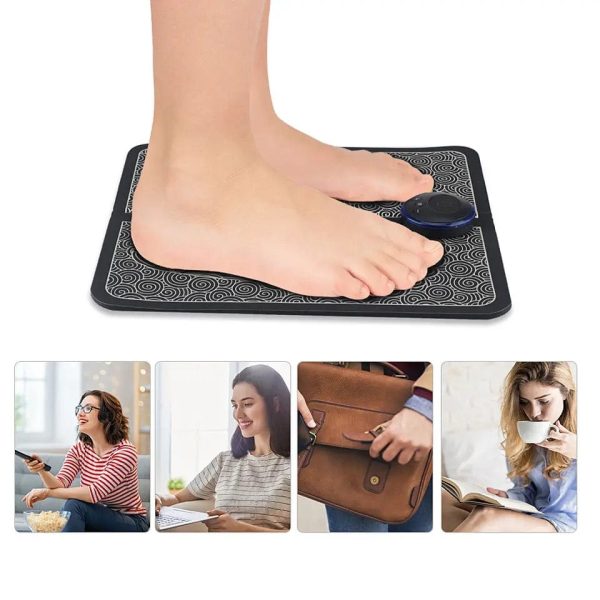 Electric EMS Foot Massager Mat – Foldable Foot Massage Pad for Pain Relief & Blood Circulation