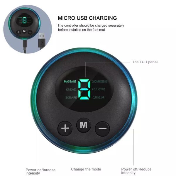 Electric EMS Foot Massager Mat – Foldable Foot Massage Pad for Pain Relief & Blood Circulation
