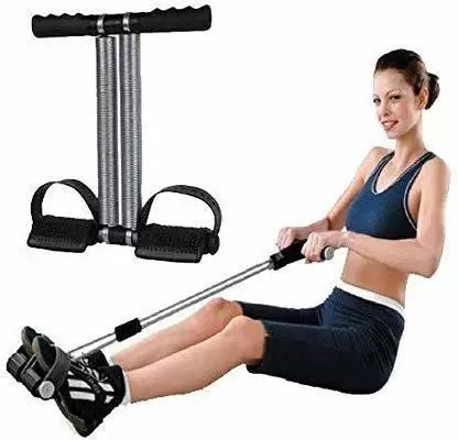 Tummy Trimmer for Men & Women- Sculpt Your Abs & Reduce Belly Fat Effortlessly (Double Spring)