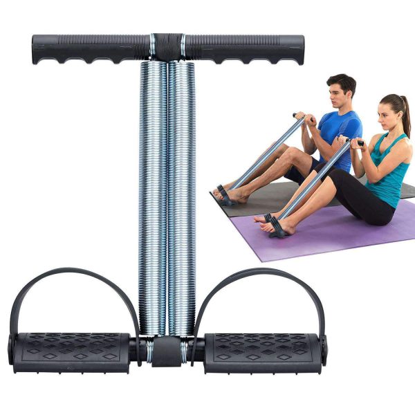 Tummy Trimmer for Men & Women- Sculpt Your Abs & Reduce Belly Fat Effortlessly (Double Spring)