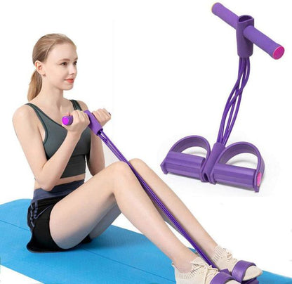 Home workout elastic pull rope tool for men and women fitness