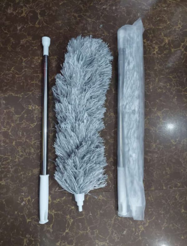 280cm Telescoping Duster, 100″ Extendable Microfiber Feather Duster, Flexible Bending Cleaning Head, For Ceiling Fan, Blinds And Cobweb Removal, Bendable Head, Washable