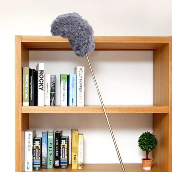 280cm Telescoping Duster, 100″ Extendable Microfiber Feather Duster, Flexible Bending Cleaning Head, For Ceiling Fan, Blinds And Cobweb Removal, Bendable Head, Washable