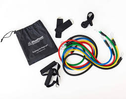 11 PCS Resistance Band Set – Latex Fitness Bands for Yoga, Pilates, Strength Training & Home Workouts
