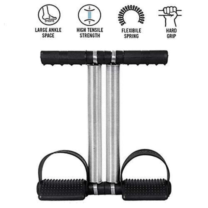 Tummy Trimmer for Men & Women- Sculpt Your Abs & Reduce Belly Fat Effortlessly (Double Spring)
