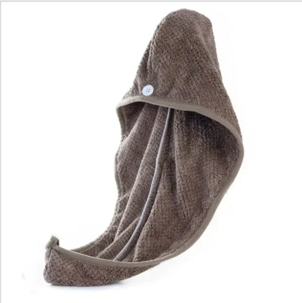 Super Absorbent Microfiber Hair Drying Towel – Quick Dry & Frizz-Free for All Hair Types